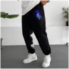 Trendy Fluorescent "Spaceman" Print Oakland Fleece Men's Sweatpants