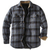 Mens Winter Plaid Thick Casual Jacket