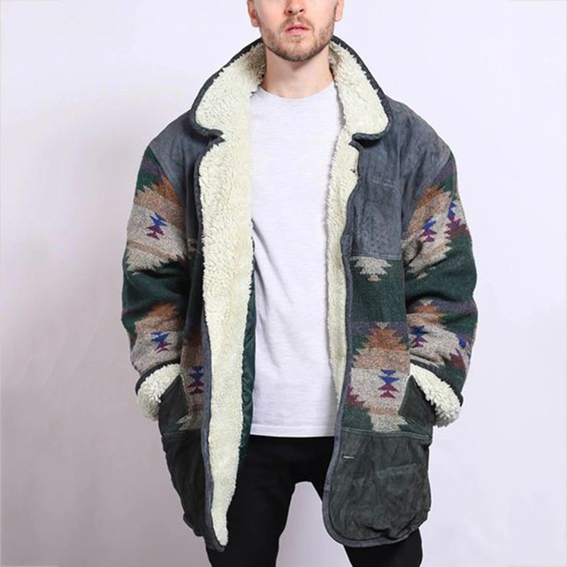 Vintage Striper Men's Cotton Jacket