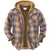 Men's Vintage Check Long Sleeve Zip Jacket
