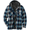 Mens Winter Plaid Thick Casual Jacket