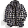 Mens Winter Plaid Thick Casual Jacket