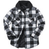 Mens Winter Plaid Thick Casual Jacket