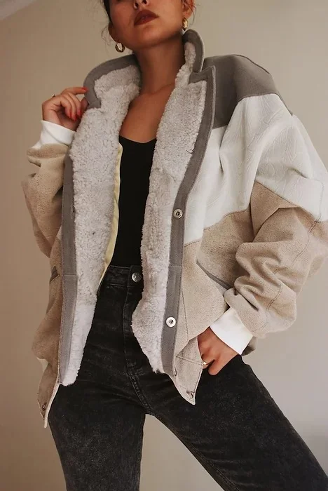 Vintage Striper Women's Cotton Jacket